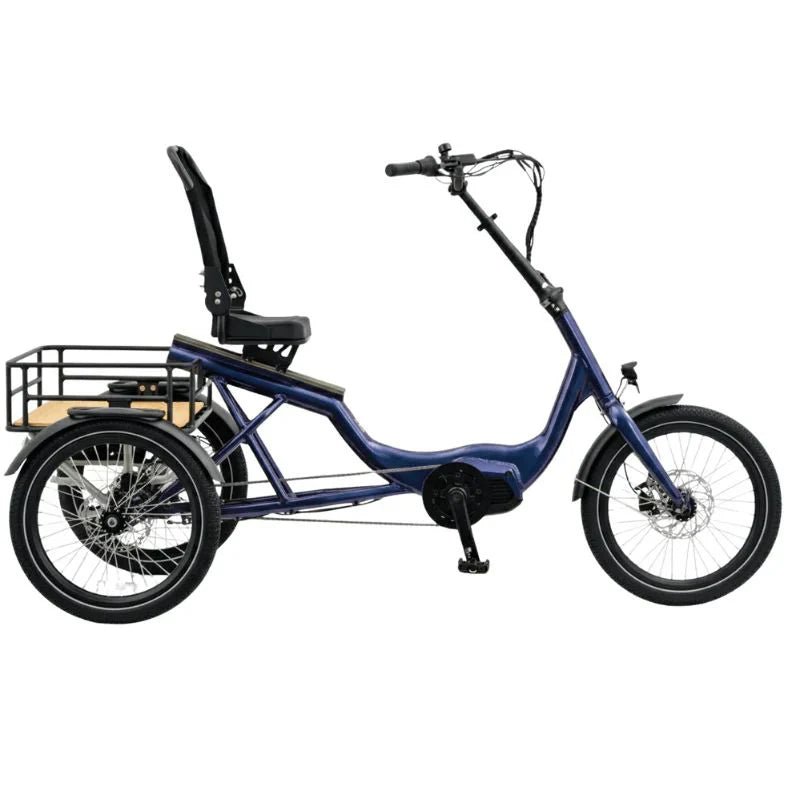 Revom T4 Semi - Recumbent Electric Tricycle 250W - BikeVentures
