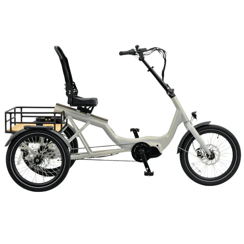 Revom T4 Semi - Recumbent Electric Tricycle 250W - BikeVentures