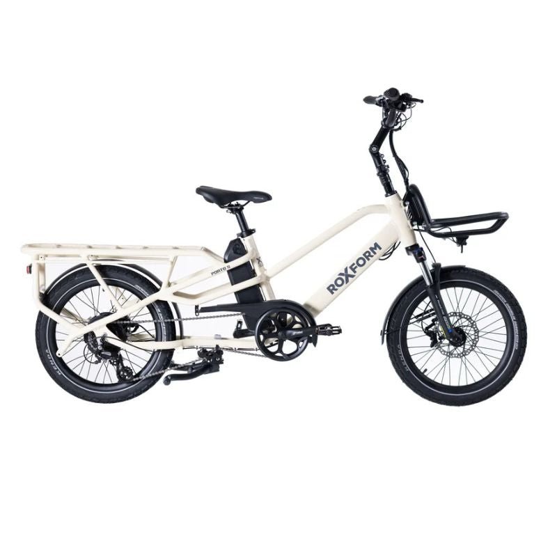 Roxform PORTO S. Cargo Electric Bike 250W - Range upto 50 Miles - BikeVentures