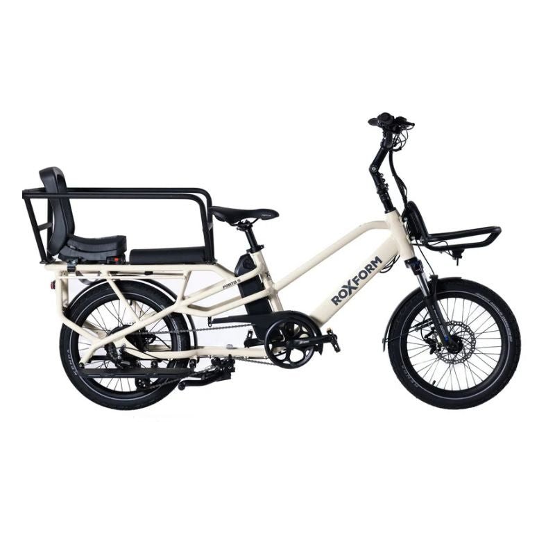 Roxform PORTO S. Cargo Electric Bike 250W - Range upto 50 Miles - BikeVentures