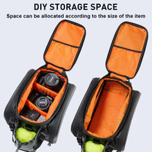 VITILAN EBIKE Waterproof Bike Rack Bag 35L Black - BikeVentures