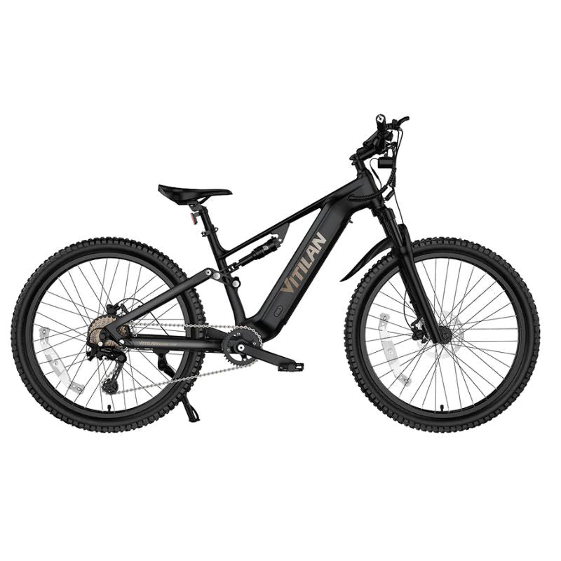 Vitilan M5 Full Suspension All - Terrain Electric Mountain Bike - BikeVentures