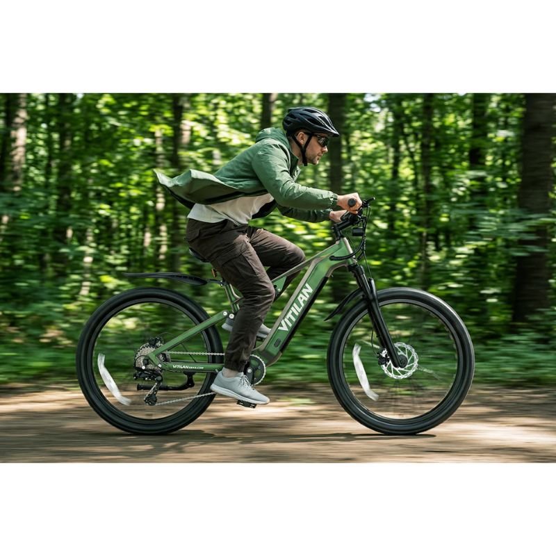 Vitilan M5 Full Suspension All - Terrain Electric Mountain Bike - BikeVentures