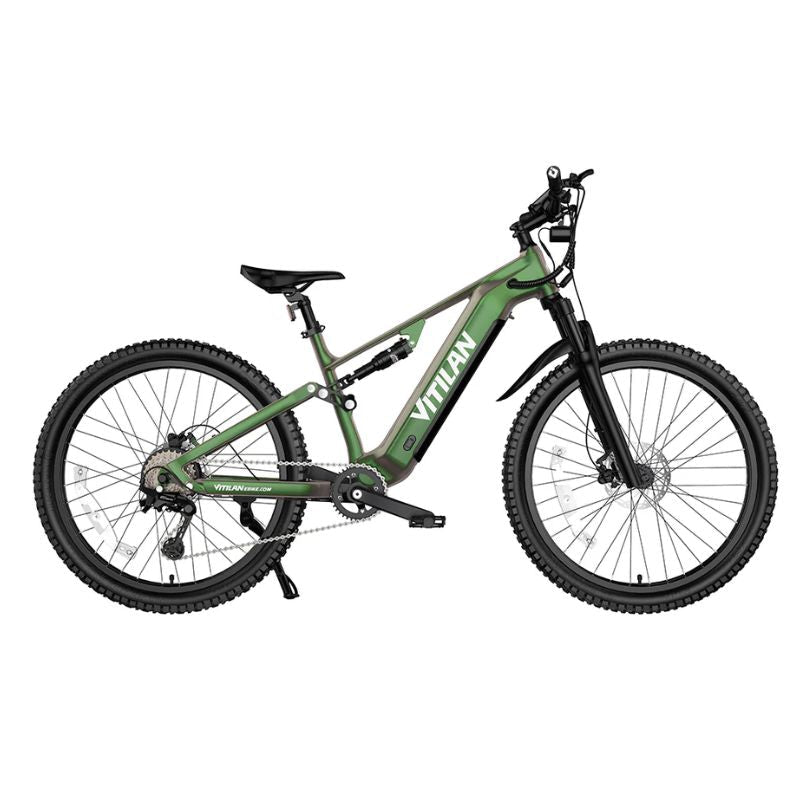 Vitilan M5 Full Suspension All - Terrain Electric Mountain Bike - BikeVentures