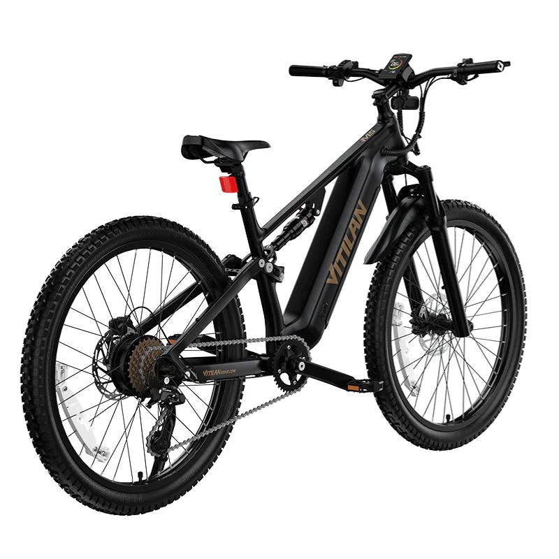 Vitilan M5 Full Suspension All - Terrain Electric Mountain Bike - BikeVentures
