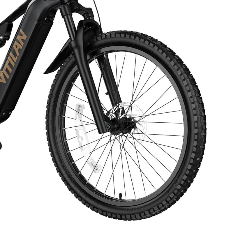 Vitilan M5 Full Suspension All - Terrain Electric Mountain Bike - BikeVentures