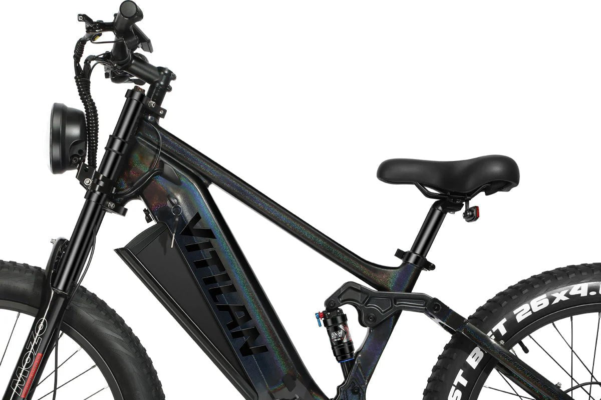 Vitilan T7 / T7 PRO Full Suspension - Fat Tyre - Electric Mountain Bike - BikeVentures
