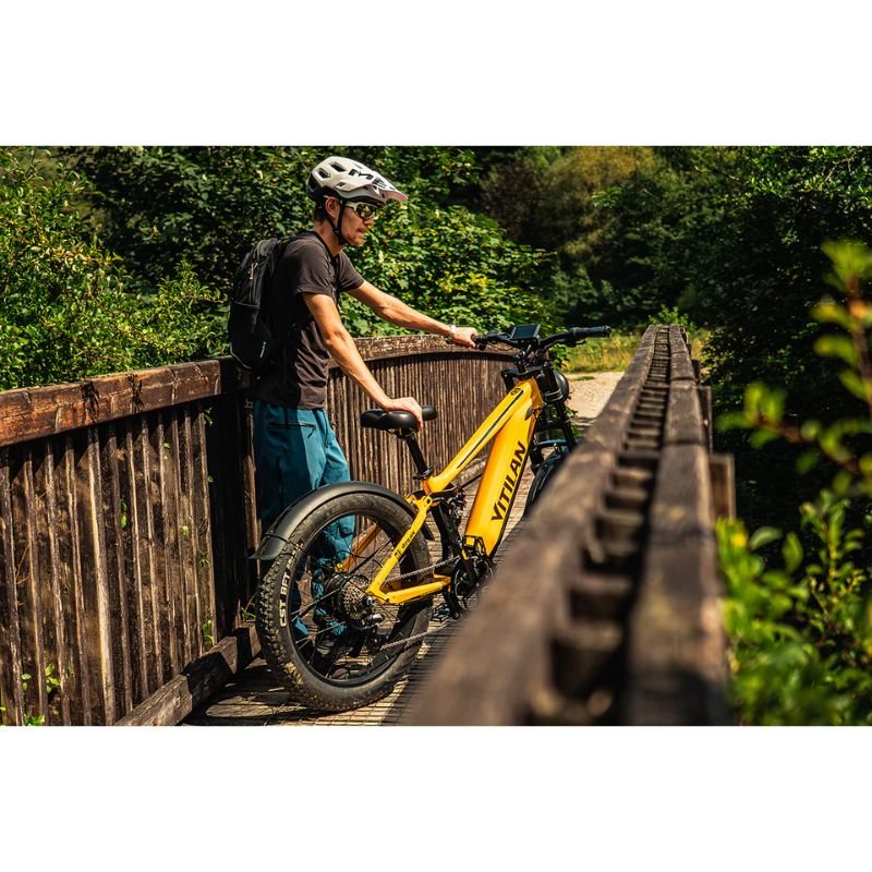 Vitilan T7 / T7 PRO Full Suspension - Fat Tyre - Electric Mountain Bike - BikeVentures