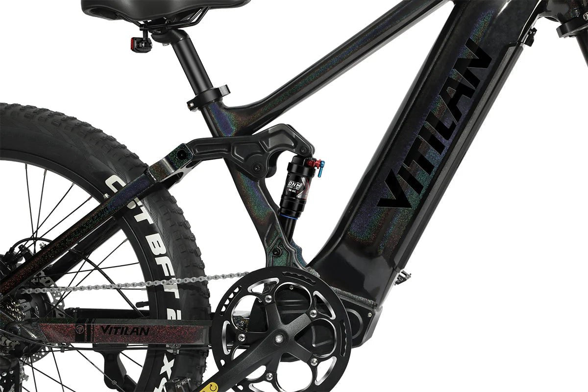 Vitilan T7 / T7 PRO Full Suspension - Fat Tyre - Electric Mountain Bike - BikeVentures