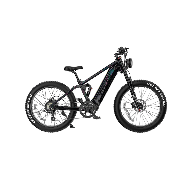 Vitilan T7 / T7 PRO Full Suspension - Fat Tyre - Electric Mountain Bike - BikeVentures