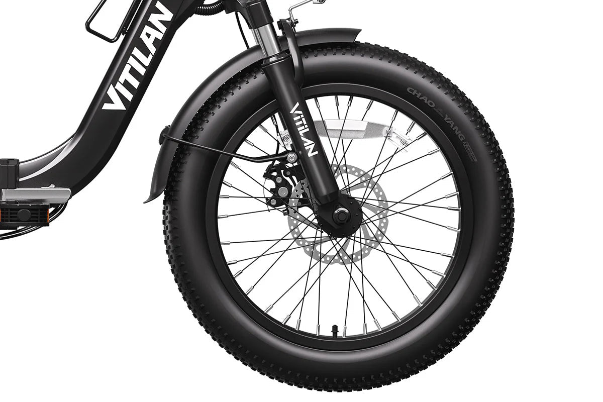 Vitilan U3 Full Suspension Foldable Fat Tire Electric Bike (3 colours) - BikeVentures