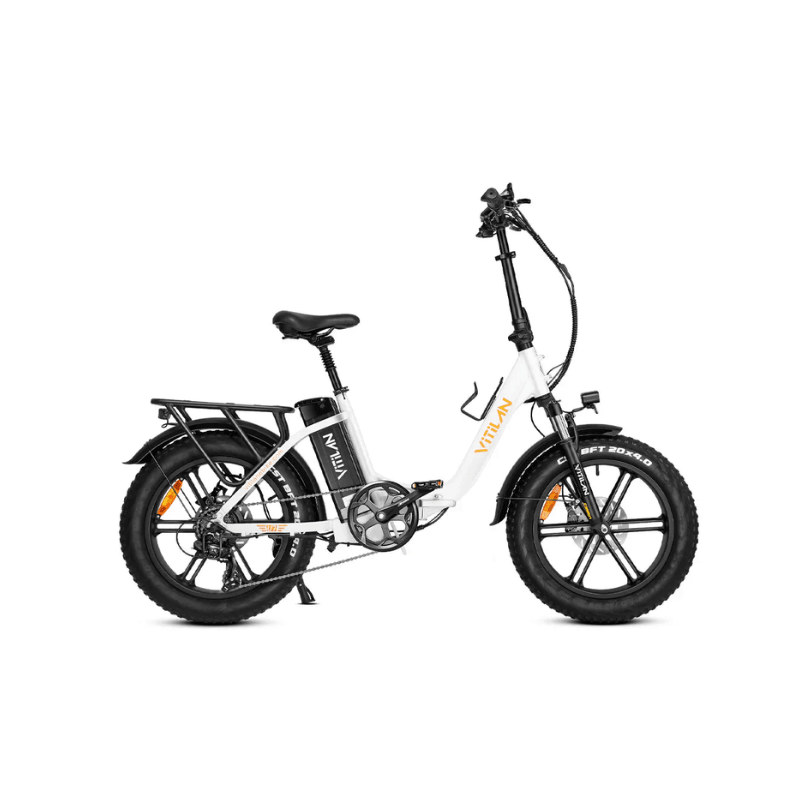 Vitilan U7 Step - thru Foldable Fat Tire Electric Bike (3 colours) - BikeVentures