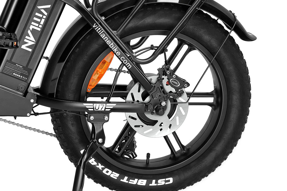 Vitilan U7 Step - thru Foldable Fat Tire Electric Bike (3 colours) - BikeVentures