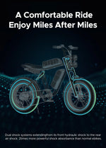 ENGWE M20 75KM+75KM Max Speed 25 km/h Dual Suspension Long Range E-bike