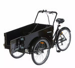 AMCargoBikes Curve Dog Friendly Cargo Electric Tricycle – Black - BikeVentures