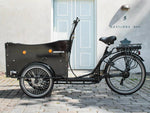 AMCargoBikes Curve Dog Friendly Cargo Electric Tricycle – Black - BikeVentures
