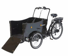 AMCargoBikes Curve Dog Friendly Cargo Electric Tricycle Ramp - Black - BikeVentures