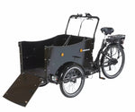 AMCargoBikes Curve Dog Friendly Cargo Electric Tricycle Ramp - Black - BikeVentures