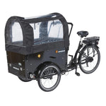 AMCargoBikes Curve Kindergarten Open Cargo Electric Tricycle – Black - BikeVentures