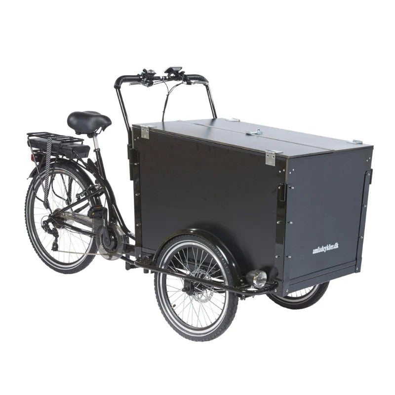 AMCargoBikes Curve Workman 2 Cargo Electric Tricycle – Black - BikeVentures