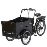 AMCargoBikes Deluxe Electric Cargo Bike Tricycle - Black - BikeVentures