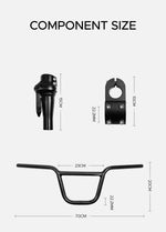 BMX Handlebar for Engine Pro/Engine Pro 2.0/L20.30 Boost/L20 3.0 Pro/EP - 2 3.0 Boost/Engine Pro 3.0 Boost - BikeVentures