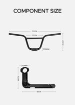 BMX Handlebar for EP - 2 Pro/Engine X/EP - 2 Boost - BikeVentures