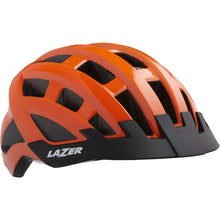 Compact Helmet, Flash Orange, Uni - Size - BikeVentures