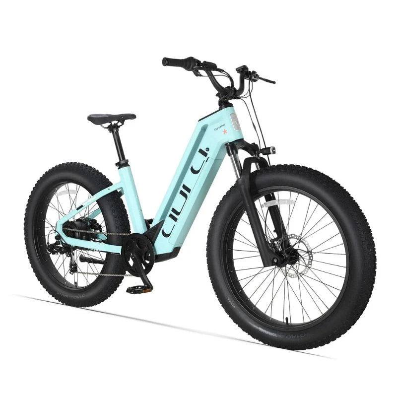 Cyrusher Aura Step - Through All - Terrain Fat - Tyre Electric Bike 250W (3 colours) - BikeVentures
