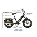 Cyrusher Glider Cargo Electric Bike - 250W (3 colours) - BikeVentures