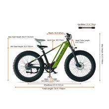 CYRUSHER ZENITH STEP - OVER ALL - TERRAIN FAT - TYRE ELECTRIC BIKE - 250W (3 colours) - BikeVentures