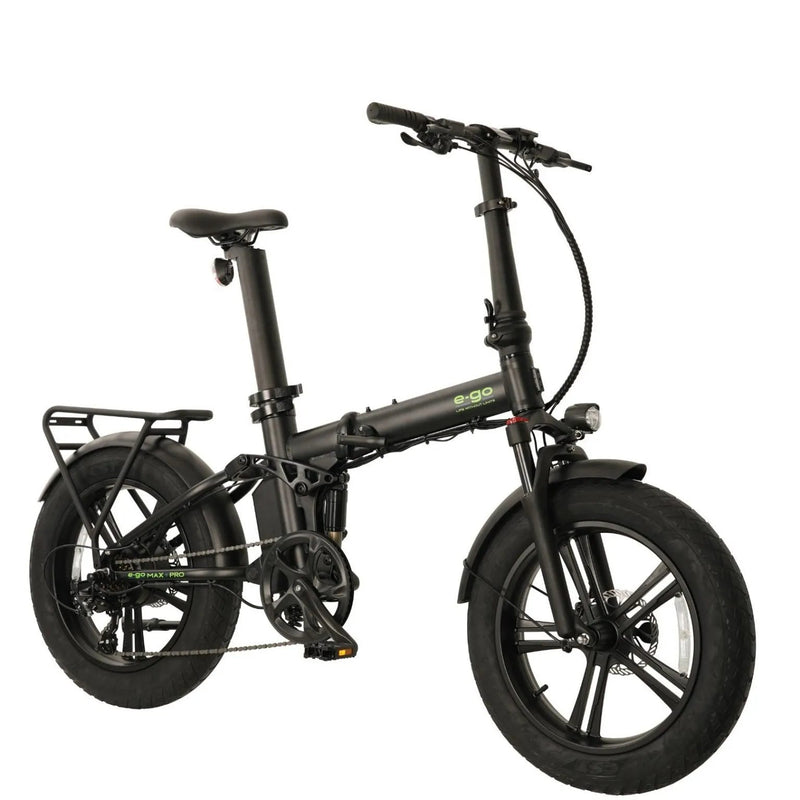 E - Go Max+ PRO Fat Tyre Folding E - Bike 250w (3 colours) - BikeVentures