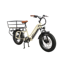 EMU Longtail Cargo Electric Bike 7-Speed Bafang 13Ah 20in Cream - BikeVentures