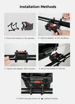 ENGWE 19L Adjustable Handlebar Basket - BikeVentures
