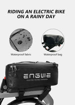 Engwe 7L Waterproof Bike Rack Bag - BikeVentures