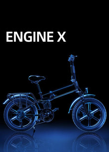 ENGWE ENGINE X 250W 100 km Range Max Speed 25 km/h Full Suspension Foldable E - bike - BikeVentures