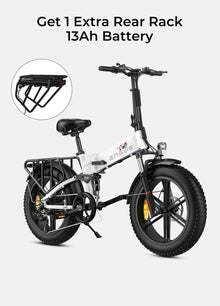 ENGWE ENGINE X 250W 100 km Range Max Speed 25 km/h Full Suspension Foldable E - bike - BikeVentures