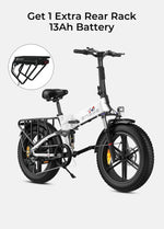 ENGWE ENGINE X 250W 100 km Range Max Speed 25 km/h Full Suspension Foldable E - bike - BikeVentures