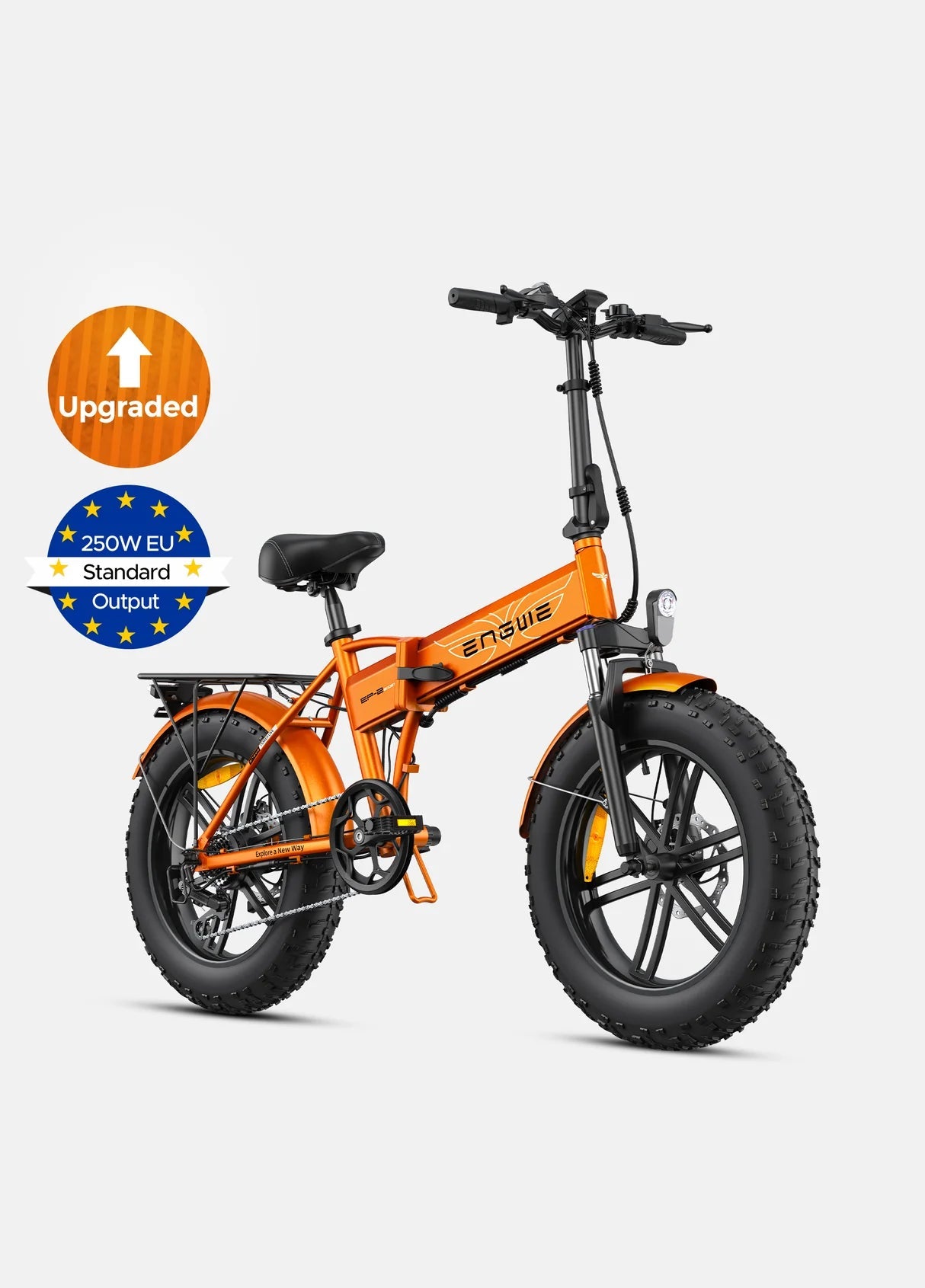 ENGWE EP - 2 Boost EU Legal | 55Nm Boost Power | Foldable Frame | 20*4.0 Fat Tires - BikeVentures