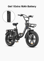 ENGWE L20 Boost - Step - Through - Fat Tyre - Electric - bike - 250 Watt - BikeVentures