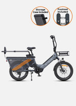 ENGWE LE20 250W Mid - drive Torque Sensor Step - Thru Cargo Ebike - BikeVentures