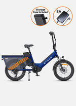ENGWE LE20 250W Mid - drive Torque Sensor Step - Thru Cargo Ebike - BikeVentures
