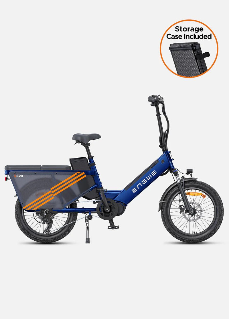 ENGWE LE20 250W Mid - drive Torque Sensor Step - Thru Cargo Ebike - BikeVentures