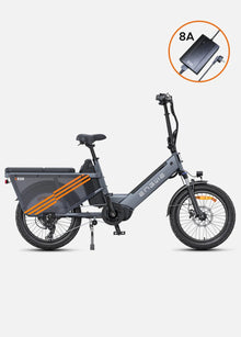 ENGWE LE20 250W Mid - drive Torque Sensor Step - Thru Cargo Ebike - BikeVentures