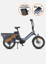 ENGWE LE20 250W Mid - drive Torque Sensor Step - Thru Cargo Ebike - BikeVentures