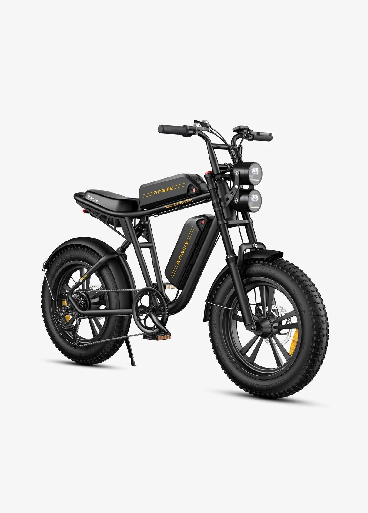 ENGWE M20 75KM+75KM Max Speed 25 km/h Dual Suspension Long Range E - bike - BikeVentures