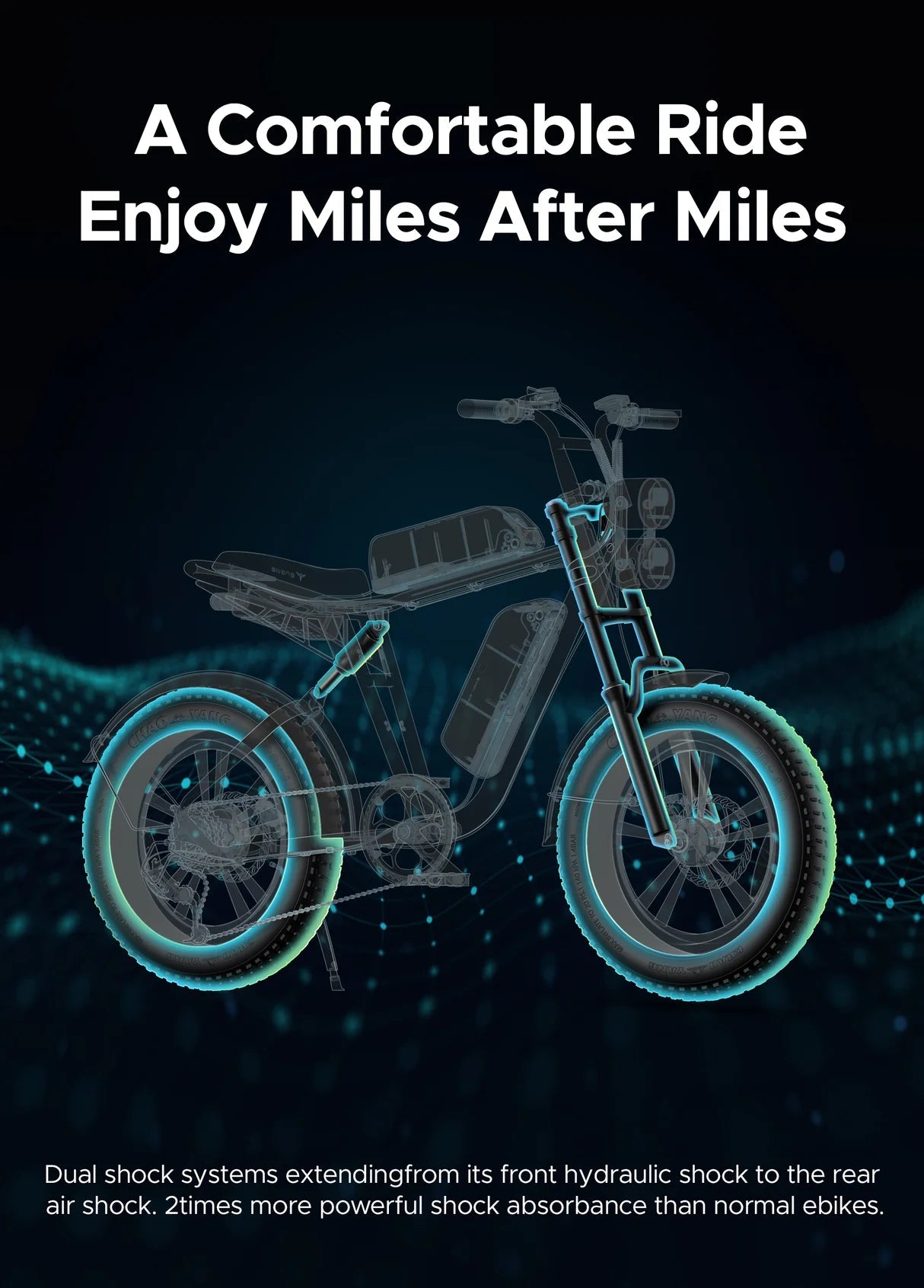 ENGWE M20 75KM+75KM Max Speed 25 km/h Dual Suspension Long Range E - bike - BikeVentures