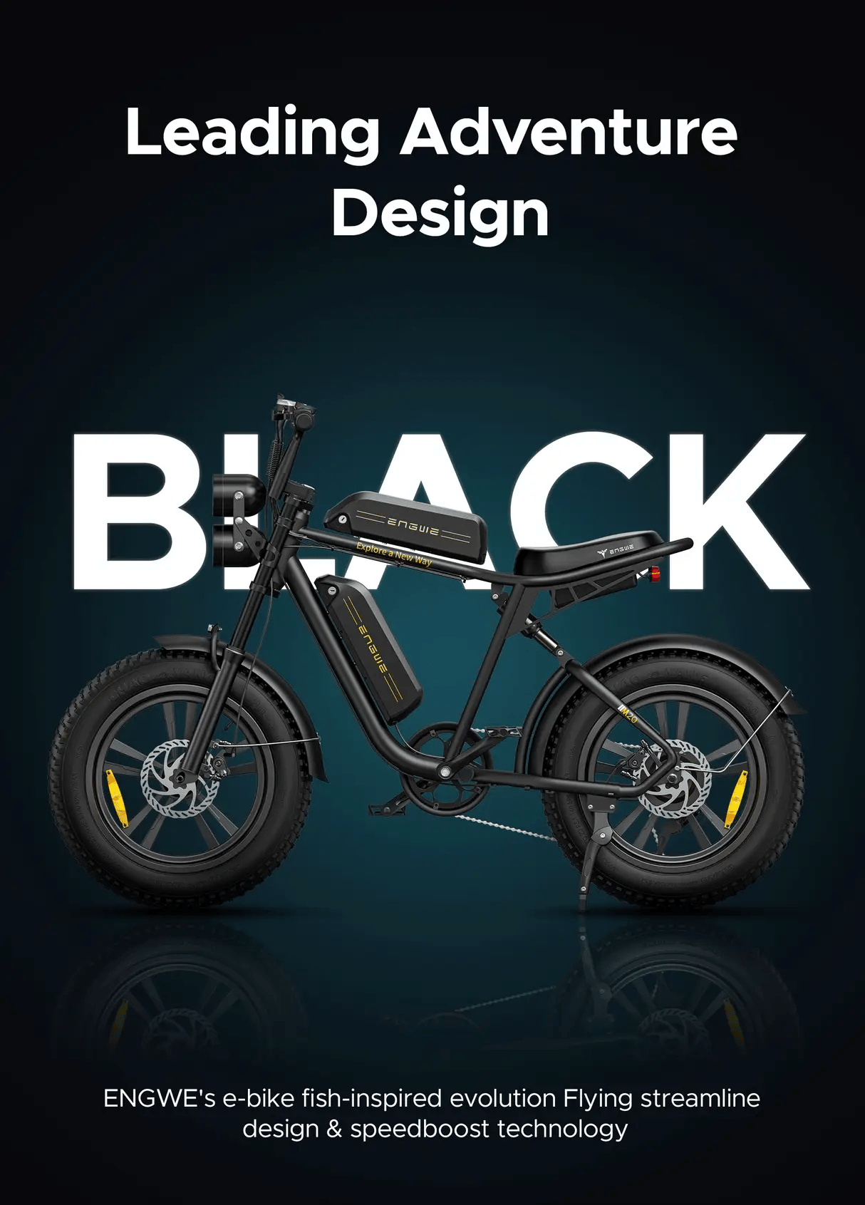 ENGWE M20 75KM+75KM Max Speed 25 km/h Dual Suspension Long Range E - bike - BikeVentures