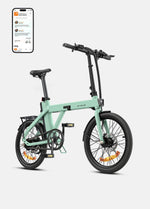 ENGWE P20 250W Max Speed 25 km/h Quiet Motor with Torque Sensor Folding E - Bike - BikeVentures