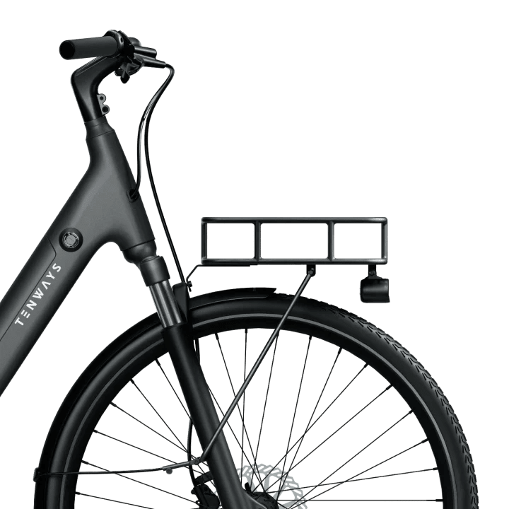 Tenways CGO800S Front Carrier E-Bike Rack - BikeVentures